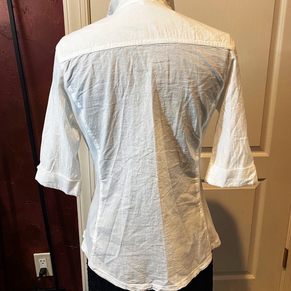 NWT James Perse Slub Side Panel Button Front Shirt - Picture 3 of 4